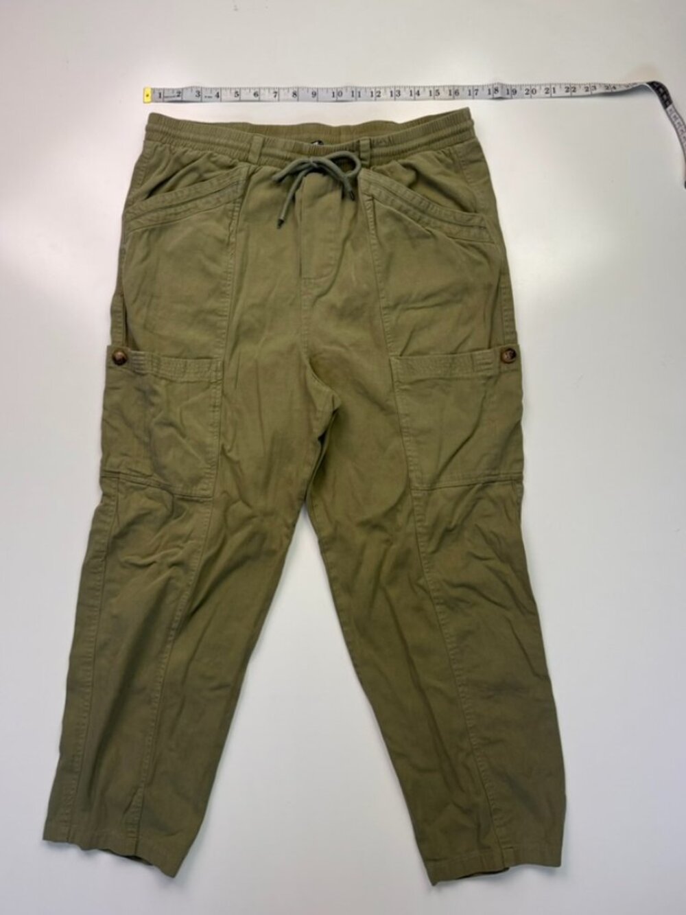 7 For All Mankind Green Utility Pants
